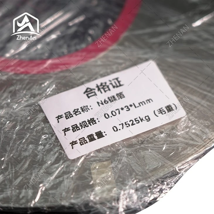 High Purity Nickel Foil 99.9% factory